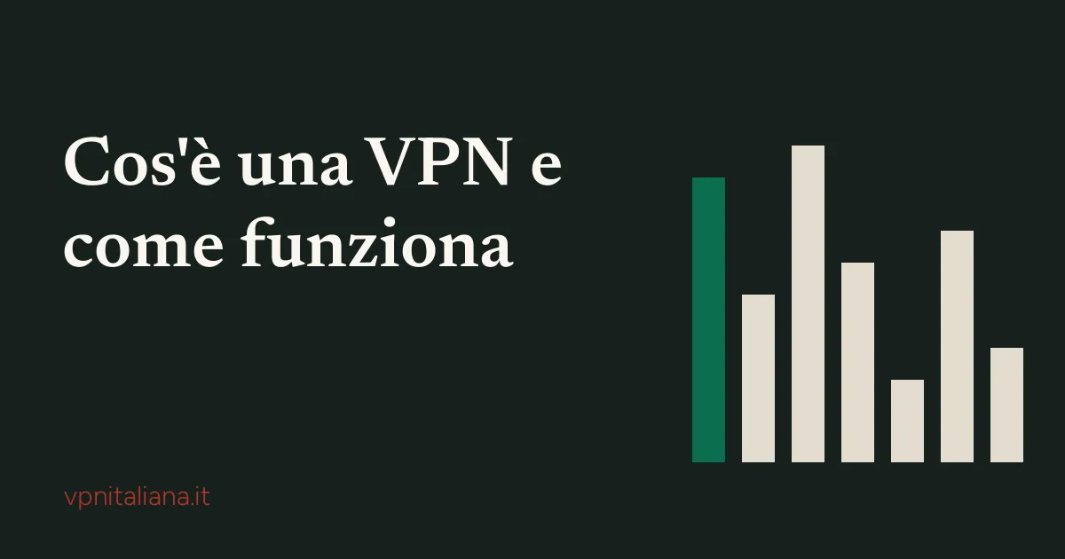 Guida: cos'è una VPN e come funziona