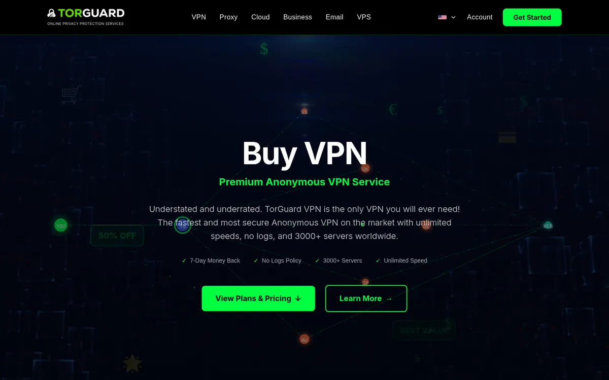 Pagina dei prezzi di TorGuard – alla prova: miglior VPN in Italia